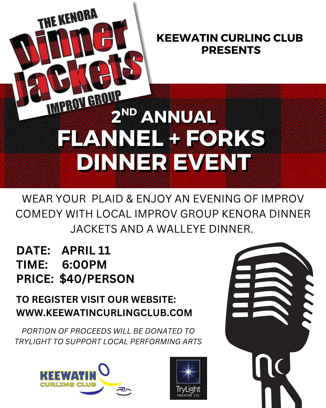 Flannel and Forks Dinner Event